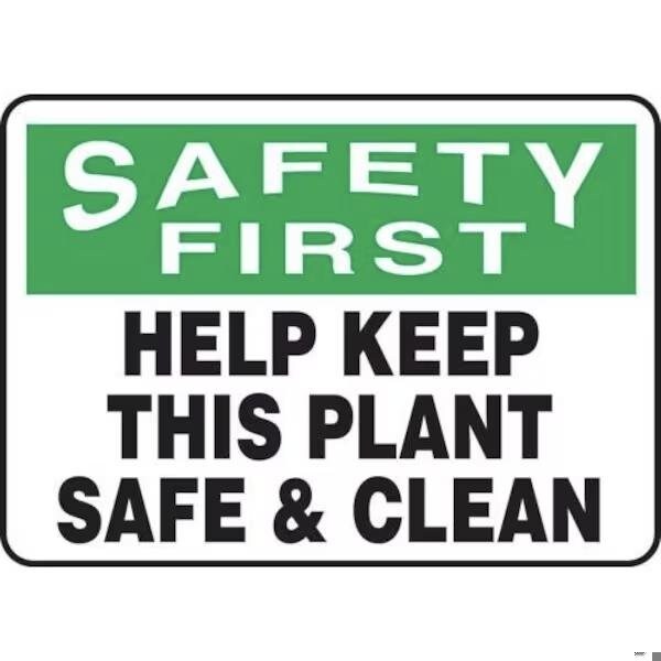 Accuform OSHA SAFETY FIRST SAFETY SIGN HELP FRMHSK941XT FRMHSK941XT - main